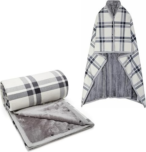 Women poncho fleece blanket - women's,