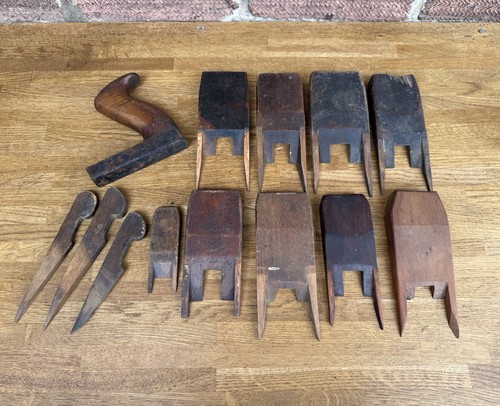 Vintage joblot wooden - vintage, moulding
