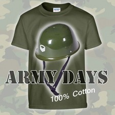 Kids Army Helmet & T shirt