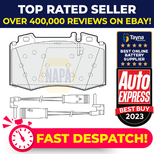 Brake pads set - set, fits