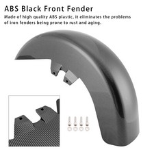 ABS Black Front Fender Fit For