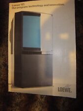 Loewe TV range catalogue - retro - vintage