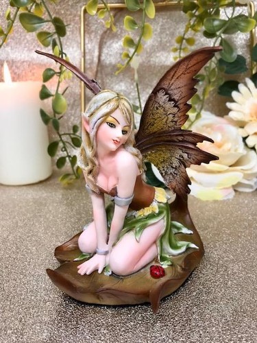 Green flower fairy - green,