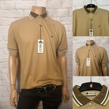 Gabicci Jersey Shirt, Polo Shirt, Medium, Sandstone X01, New for Spring 26 BNWT