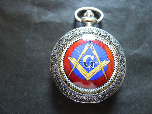 Masonic chromed qtz gents - chromed,