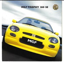 MG MGF Trophy 160 SE Limited Edition 2001 UK Market Foldout Sales Brochure