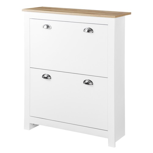 Homcom drawer shoe cabinet - homcom,