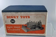 DINKY TOYS #561 BLAW KNOX BULLDOZER COMPLETE BOXED NEVER BEEN REMOVED