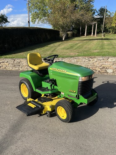 John deere 355d ride mower - john, on