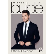 2026 Calendar Michael Buble Month to View A3 Calendar Official Product