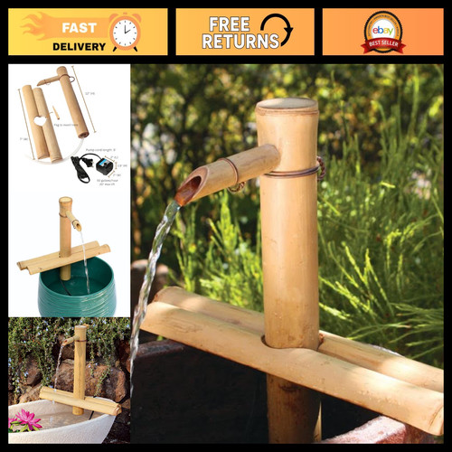 Adjustable bamboo fountain - adjustable,
