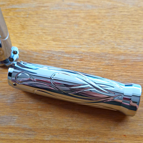 Arlen ness chrome - chrome, grips