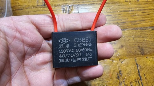 Cbb61 ac450v 0μf wired - cbb61, 2.0μf