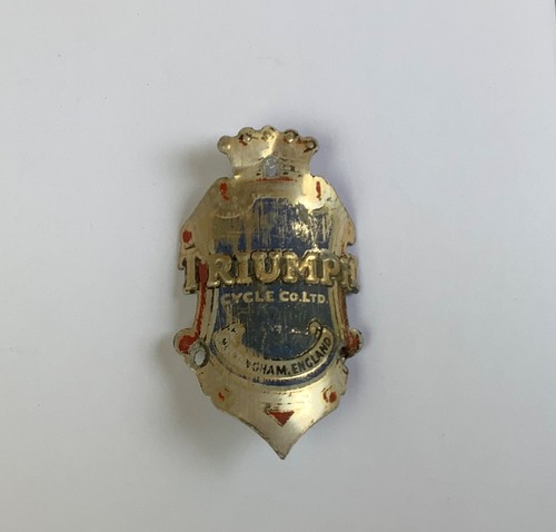 Vintage bicycle triumph - vintage, head