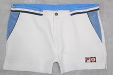 FILA OG VINTAGE BJORN BORG MK 2 MASTERS CUP FINAL 1980 TENNIS SHORTS,SIZE:MEDIUM