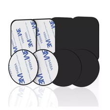 Metal Plate Self Adhesive Sticker Replacement for Magnetic Car Mount Phone Holde