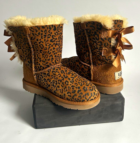 Ugg bailey bow - bow, leopard