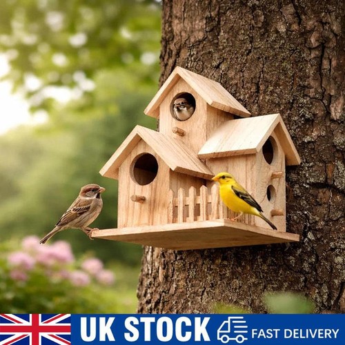 Garden bird house hanging in - house, 3