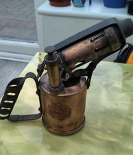 Monitor No.26 Vintage Brass Paraffin Blow Torch Lamp British-Made