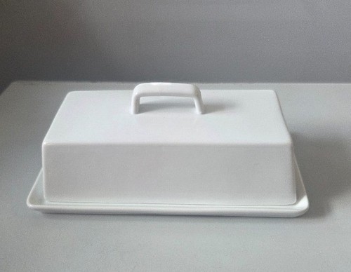 Butter dish white top - butter,