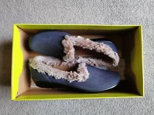 Hotter Flutter Slippers Size 4 UK 37 EU 6 US in Blue BRAND NEW WITH BOX