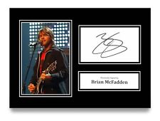 Brian McFadden Signed A4 Photo
