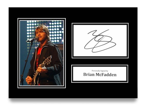 Brian mcfadden signed - signed, a4