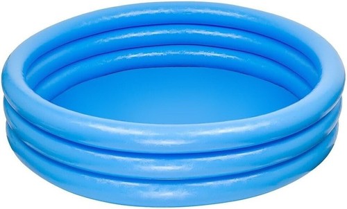 Crystal blue three ring - crystal,