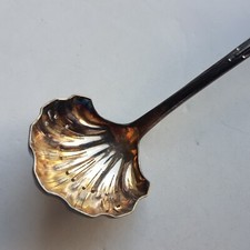 Antique silver plated spoon sugar sifter M&W Mappin Webb Victorian 1890s England