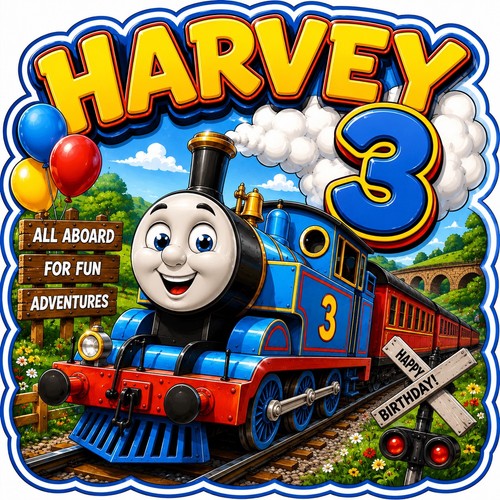 Thomas train cake topper - train,
