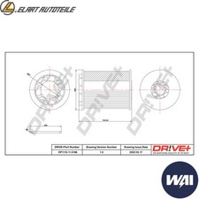 OIL FILTER DP1110.11.0186 FOR VW TRANSPORTER/T5/Platform/Chassis/Bus/Van/T4 3.2L