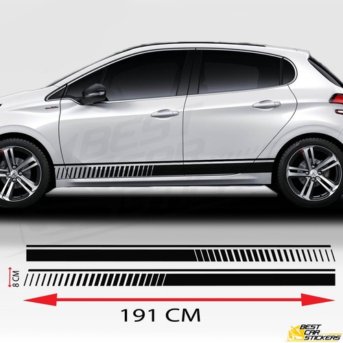 Stickers for peugeot side - for,