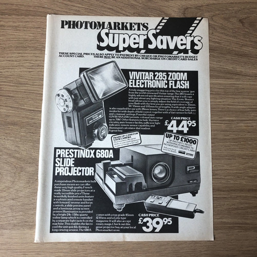 Cams70 magazine advert - advert, 11x8