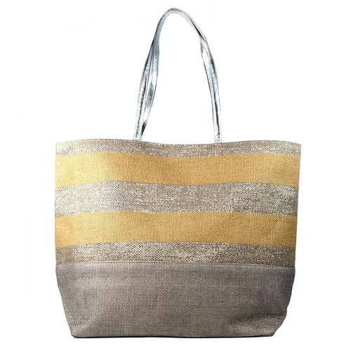 Lunar carella silver - silver, stripe