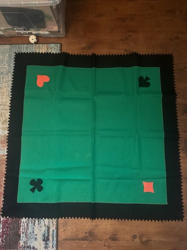Green baize bridge poker - baize, etc