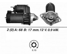 Genuine WAI Starter Motor for