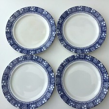 Antique J H Weatherby & Sons Hanley Rutland pattern 8" plates x4  circa 1900