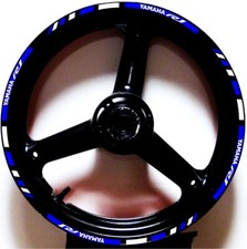 BLUE WHITE GP STYLE CUSTOM RIM
