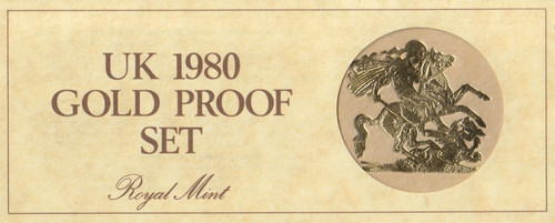 1980 gold proof - uk, set