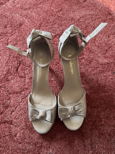 Ladies kaleidoscope gold bow - kaleidoscope,