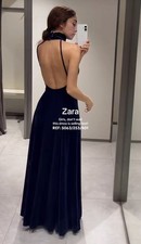 ZARA BACKLESS HIGH NECK LONG