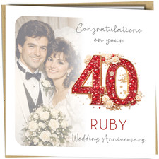 Personalised Ruby Anniversary
