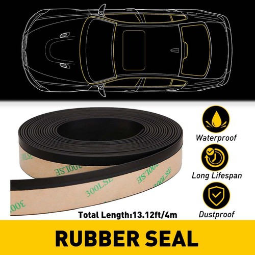 Rubber seal strip car front - 4m,