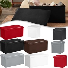 FOLDING OTTOMAN STORAGE BOX