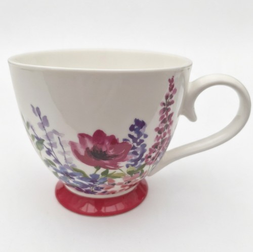 Sainburys mug floral footed - sainburys,