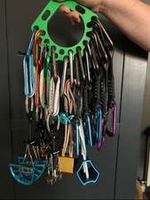 Climbing QuickDraw and rack organiser