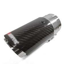 Car Exhaust Tip Trim Pipe Tail Carbon Fiber For Nissan Navara Murano Pathfinder