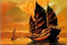 Hong Kong Harbor Fishing Boats