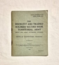 Pre WW2 British Army Recruits