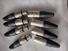 Neutrik XLR 3 Pin X 4 Pairs (4 X XLRM & 4 X XLRF)